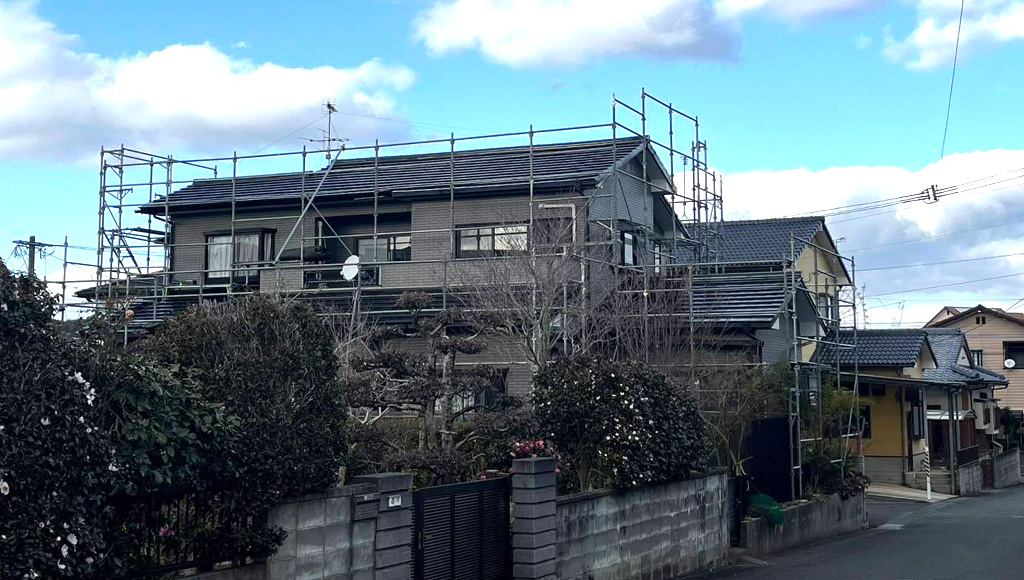 荒尾市　Y様邸　屋根塗装